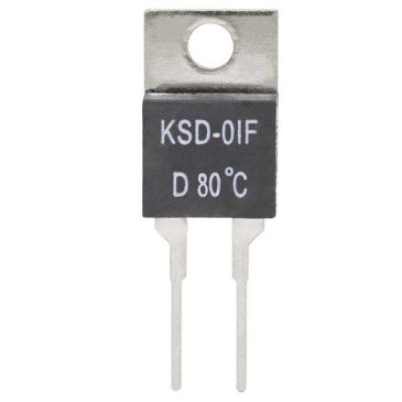Термостат KSD-01F/JUC-31F 80С  Норм. замкнутый 2.5А