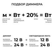 Диммер 04-101 (12/24V, 288/576W) с ПДУ