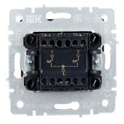 Выключатель жалюзи 10А ВС10-1-5-БрШ шампань BR-V15-0-10-K37 BRITE IEK