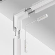 Угловой коннектор внутренний встраиваемый S35 TRA004ICL-22W белый