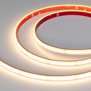 Светодиодная лента  Белый теплый CSP 24V 14.4W/m 480Led/метр герм (PFS - полная силиконовая экструзия) 045045 CSP-PFS-X480-10mm TWP100 2700K IP68