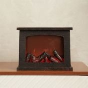 фигурка  светодиодная КАМИН UL-00011316 ULD-L2821-005-DNC-RED BLACK FIREPLACE