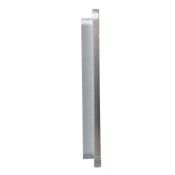 Рамка металлическая 4 поста IEK BRITE BR-M42-M-21-K47 РУ-4-1-Бр алюминий RE AL