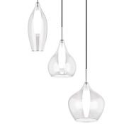 Люстра подвесная Lightstar без лампы 803051 PENTOLA 3х25W G9  хром/прозрачный