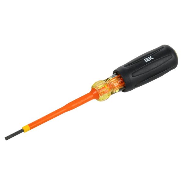 Отвертка диэлектрическая SL2,5х75 Т3 ARMA2L 5 A2L5-SC30-T3-SL-25-075 IEK