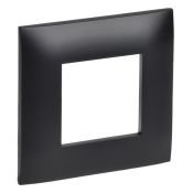 Рамка пластик 1 пост IEK SKANDY SK-M12-K02 SK-F01Bl черный