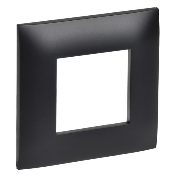 Рамка пластик 1 пост IEK SKANDY SK-M12-K02 SK-F01Bl черный