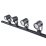 Готовый трековый набор VOLPE  под лампу GU10 UL-00010706 UBL-Q321 GU10-K BLACK SET41 1.0м накладной прямой черный