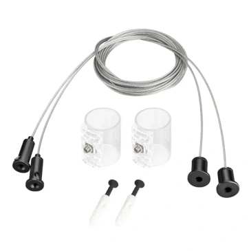 Подвес для гибкого неона MOONLIGHT-HR-LIFT-SIDE-VR-D25 Black 048373