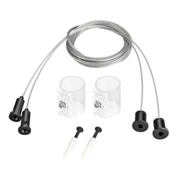 Подвес для гибкого неона MOONLIGHT-HR-LIFT-SIDE-VR-D25 Black 048373