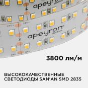 Светодиодная лента Белый днвной 2835 24V 38W/m 240Led/метр 00-315 PRO 20мм IP20 Светодиодная лента Белый днвной 2835 24V 38W/m 240Led/метр 00-315 PRO 20мм IP20