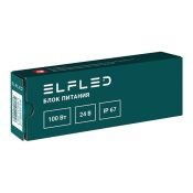Блок питания (AC-DC) 24V 100W ELF-24100С-LP  герм IP67  металл