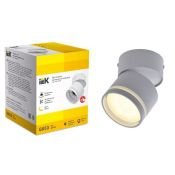 Накладной светильник без лампы IEK LIGHTING 4034 LT-USB0-4034-GX53-1-K01 GX53 цилиндр поворотный белый