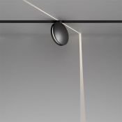 Трековый светильник  6W Белый дневной Контур/Outline Exility 180deg TR090-2-6W4K-B IP20 на магнитный шинопровод черный