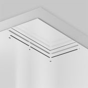 Шинопровод однофазный Unity TRA001MP-112S 2.0м Unity в натяжной ПВХ потолок серебро