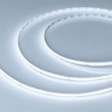 Светодиодная лента Белый COB 24V 10W/m 480Led/метр 048022 COB-X480-8mm  6000K PRO REEL 20м