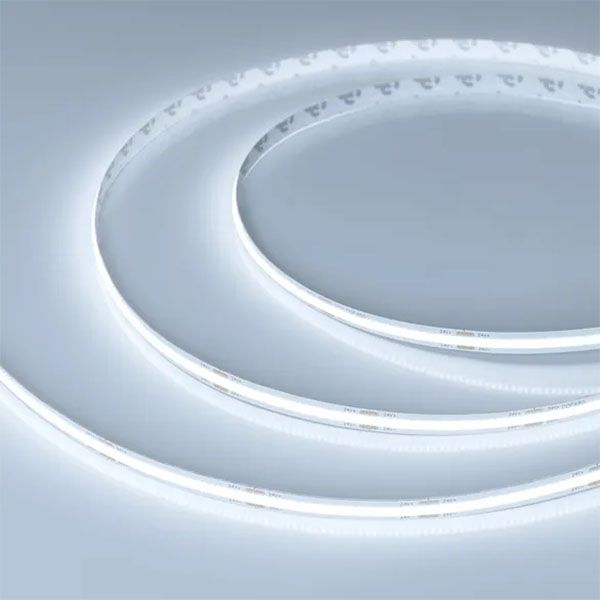 Светодиодная лента Белый COB 24V 10W/m 480Led/метр 048022 COB-X480-8mm  6000K PRO REEL 20м