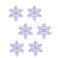 гирлянда   6W  ЗАНАВЕС Снежинки Синий UL-00007336 LD-E1503-072-DTA BLUE IP20 SNOWFLAKES-3