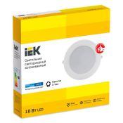 Встраиваемый светильник  18W Белый дневной LDVO0-1716-18-4000-K01 220V IP40 круглый белый