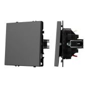 Механизм звонкового выключателя 054272 SWT-NOBE-MKR1-SFPL-L-GR серый