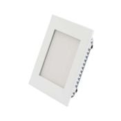Встраиваемый светильник-панель   5W Белый теплый  020123 DL-93x93M-5W 220V IP20 квадратный белый