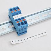 Маркировка клемм SMK-MRK-2.5 мм кв. (серия: TB), IEK (серия: КПИ), TMD (серия: ЗНН, ЗКБ), белый, для принтеров RT200, RT230, в рулоне 2500 шт.