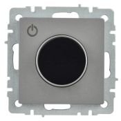 Термостат электронный с подсветкой ТС10-1-БрС сталь BR-RT11-K46 BRITE IEK