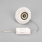Корпус 030271 PLURIO-BASE-BUILT-TRIMLESS-R120 круглый встраиваемый под шпаклевку белый
