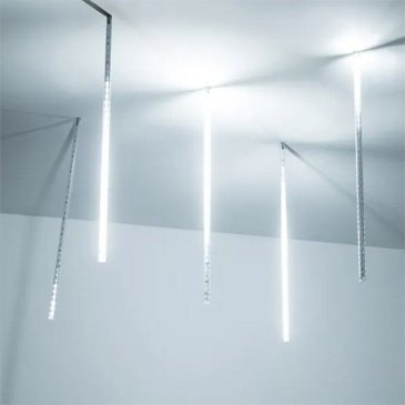 гирлянда ЗАНАВЕС    6W СОСУЛЬКИ   Белый 026049  ARD-ICEFALL-CLASSIC-D12-500-5PCS-CLEAR-72LED-LIVE 230V IP65