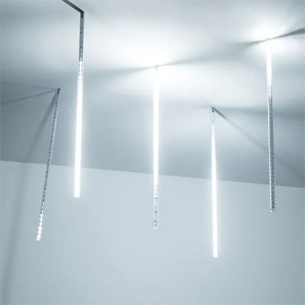 гирлянда ЗАНАВЕС    6W СОСУЛЬКИ   Белый 026049  ARD-ICEFALL-CLASSIC-D12-500-5PCS-CLEAR-72LED-LIVE 230V IP65