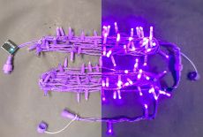 гирлянда НИТЬ Фиолетовый  RL-S10C-220V-C2V/V, фиолетовый провод 10 м., соединяемая, 220V, 100 Led, IP65, статика