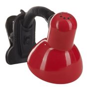 светильник настольный без лампы TLI-202  E27 00757 на прищепке красный