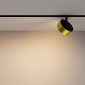 Трековый светильник 18W Белый теплый Радо/Rado Led Exility 120deg TR040-2-18W3K-BBS IP20 на магнитный шинопровод латунь