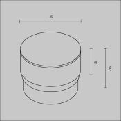 Матовый рассеиватель  5W RingSAcr-5-W для светильников Фокус/Focus LED