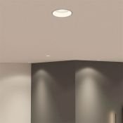 Встраиваемый светильник без лампы DENKIRS VIBI DK3055-WH GU5.3 круглый под шпаклевку белый