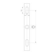 Накладной светильник  16W Белый дневной 034784 SP-QUADRO-S175x175 230V IP40 квадратный черный