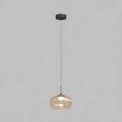 Подвесной светильник  16W Белый теплый DENKIRS FLOA DK6742-BK+AM 230V фигурный черный/оранжевый