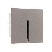 светильник  3W Белый теплый 050877 LT-TIE-S100 220V квадратный встраиваемый серый