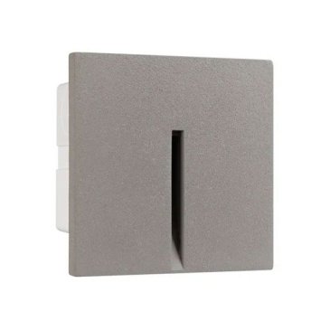 светильник  3W Белый теплый 050877 LT-TIE-S100 220V квадратный встраиваемый серый