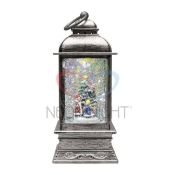 фигурка  светодиодная &quot;ФОНАРЬ&quot;  Белый, 501-065, 2Led, 4хААА, бронзовый корпус, IP20