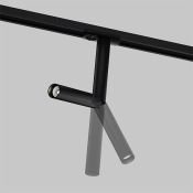 Трековый светильник  6W Белый дневной Фокус Двойной/Focus Unity 36deg TR142-1-6W4K-B на шинопровод черный