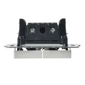 Выключатель встраиваемый двухклавишный с подсветкой IEK BRITE BR-V20-1-10-K01 ВС10-2-1-БрБ белый