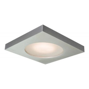 Встраиваемый светильник без лампы DENKIRS ENKEL DK3013-AL GU10 серый квадратный IP44