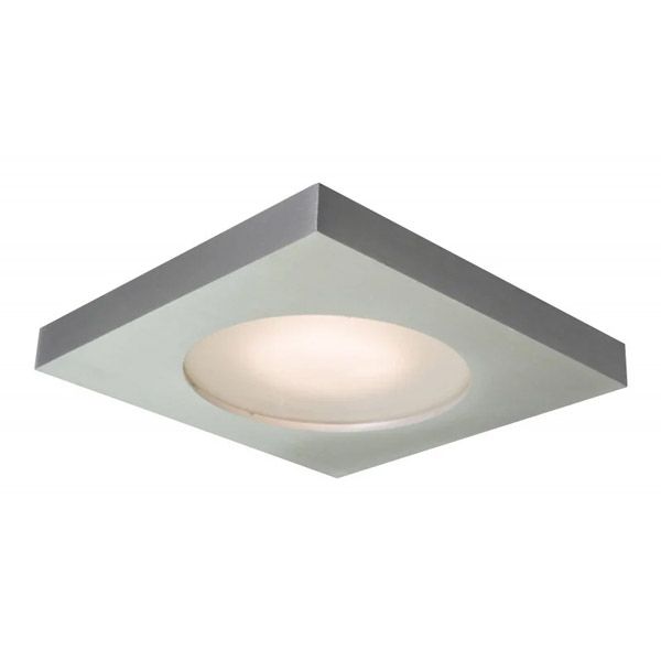 Встраиваемый светильник без лампы DENKIRS ENKEL DK3013-AL GU10 серый квадратный IP44