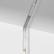 Коннектор угловой внутренний встраиваемый Gravity TRA010ICL-22W белый