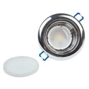 Точечный светильник Arno без лампы UL-00006041 DLS-A201 GU5.3 IP44 CHROME круглый встраиваемый