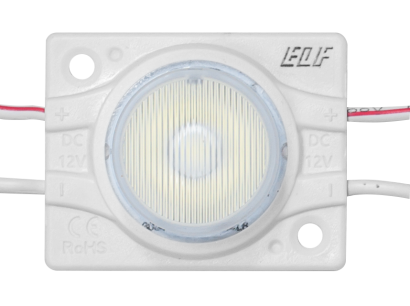 Светодиодный модуль герм.  2.4W 1Led Белый 12V ELF-EDGE-200