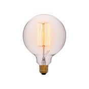 лампа ретро накаливания Vintage форма шар 40W 052-016 G125 F2 GOLDEN/E27 диммируемая