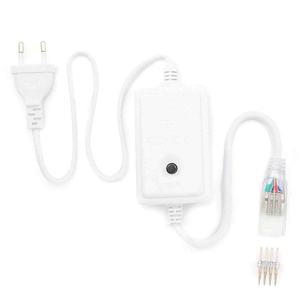 Шнур питания 03-52 с контроллером для RGB светодиодной ленты 220В, smd5050, 60д/м, последовательное подключение до 500Вт