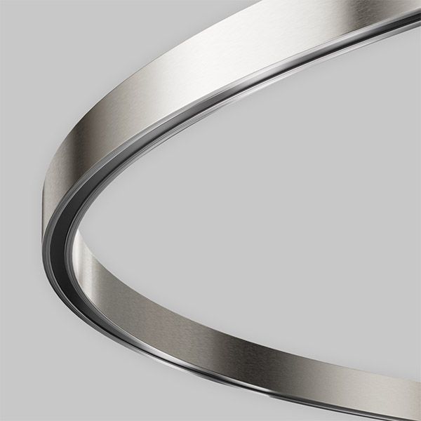 Шинопровод круглый 800 мм Flarity TRX154-R-D800-PT платина